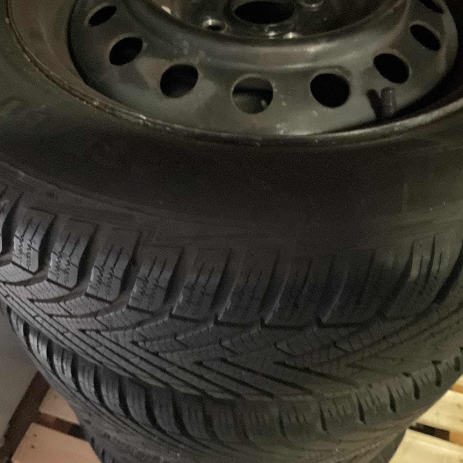 4 Winterbanden Toyota, Ophalen, Gebruikt