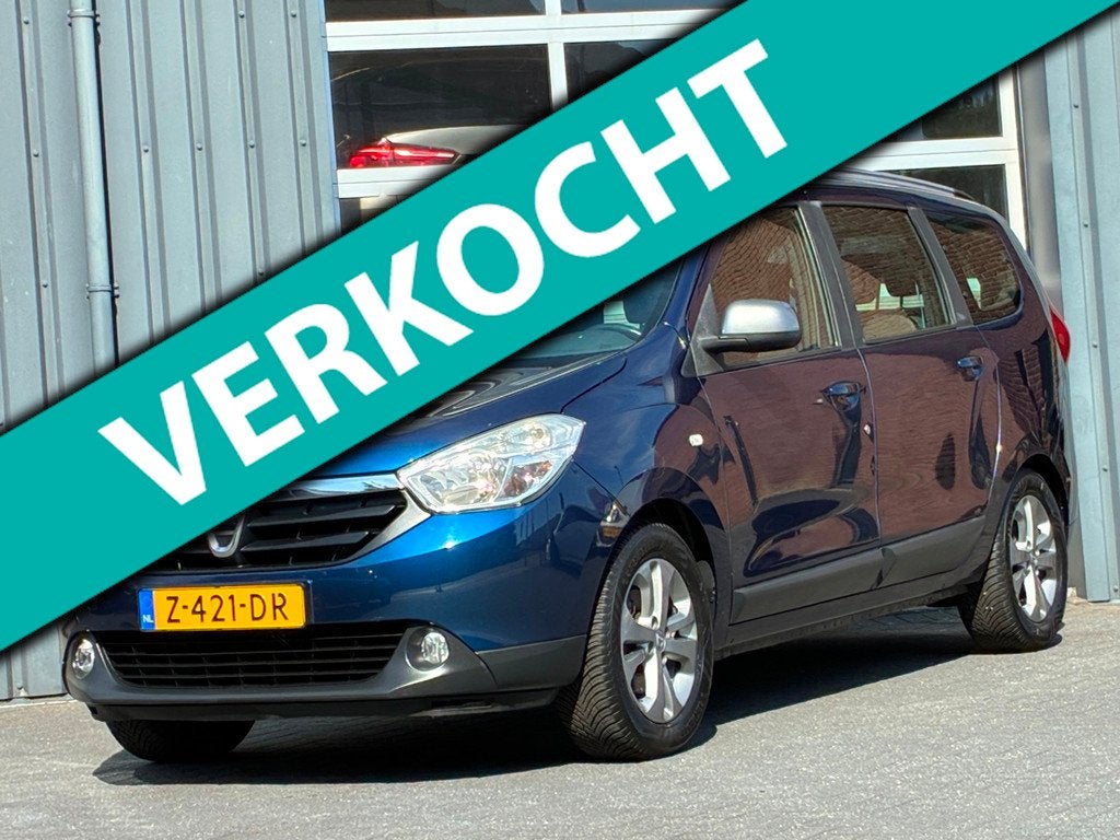 Dacia Lodgy 1.2 TCe Blackline 7 persoons Navigatie Camera, Auto's, Dacia, Bedrijf, Te koop, Lodgy, ABS, Airbags, Airconditioning