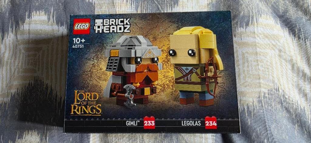 Lego Lord Of The Rings Brickheads (40751) en (40632), Kinderen en Baby's, Speelgoed | Duplo en Lego, Ophalen, Compleet, BrickHeadz
