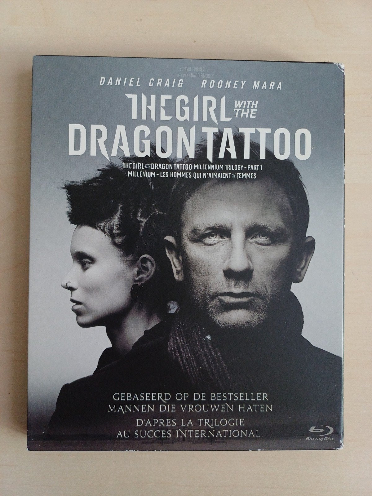The Girl with the Dragon Tattoo Blu-ray, Ophalen of Verzenden, Zo goed als nieuw, Actie