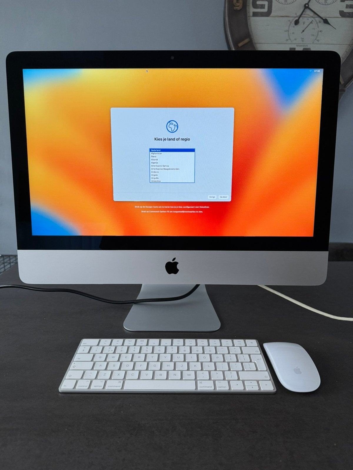 Apple IMAC 21.5 inch BIJNA NIEUW, Ophalen, 256 GB, 2 tot 3 Ghz, IMac