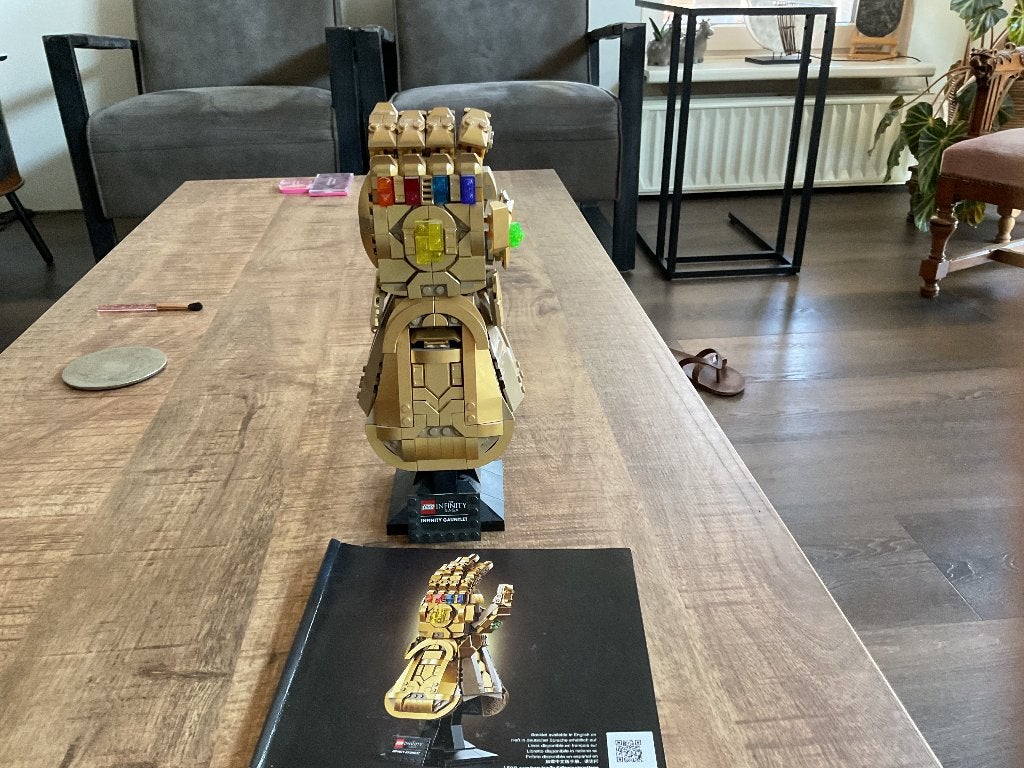 Infinity guantlet lego, Kinderen en Baby's, Marvel, Lego, Ophalen of Verzenden, Zo goed als nieuw