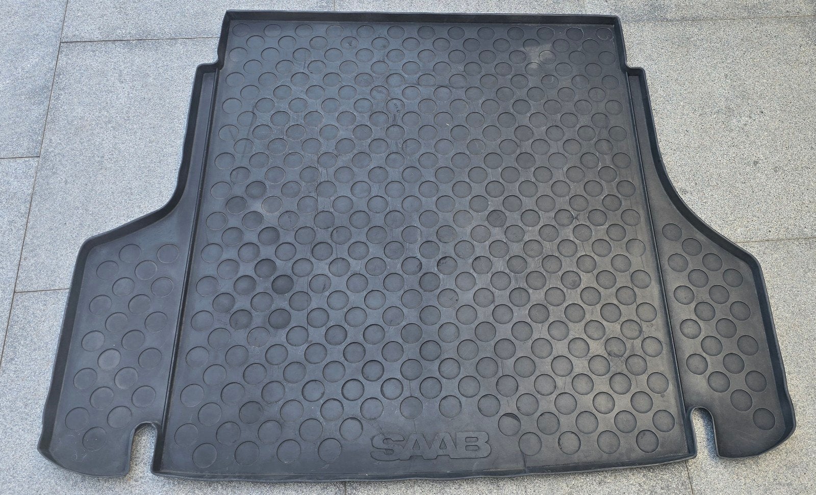 Originele Rubberen koffermat kofferbakmat Saab 9-5 Estate, Ophalen, Gebruikt