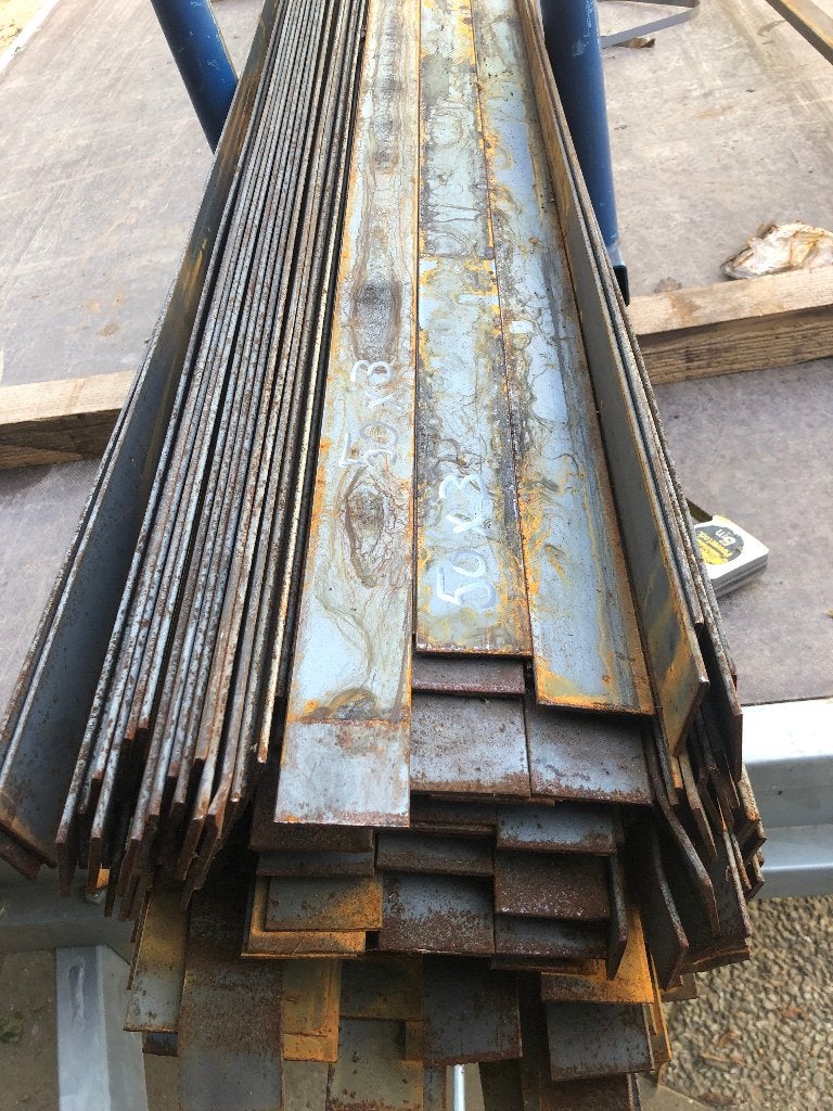 Metalen strip, Plat 50 x 3 MM, Ophalen, Nieuw, IJzer, Overige typen