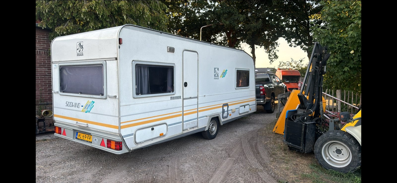 Knaus Sudwind caravan, Caravans en Kamperen, Rondzit, Particulier, Knaus, Openslaande ramen