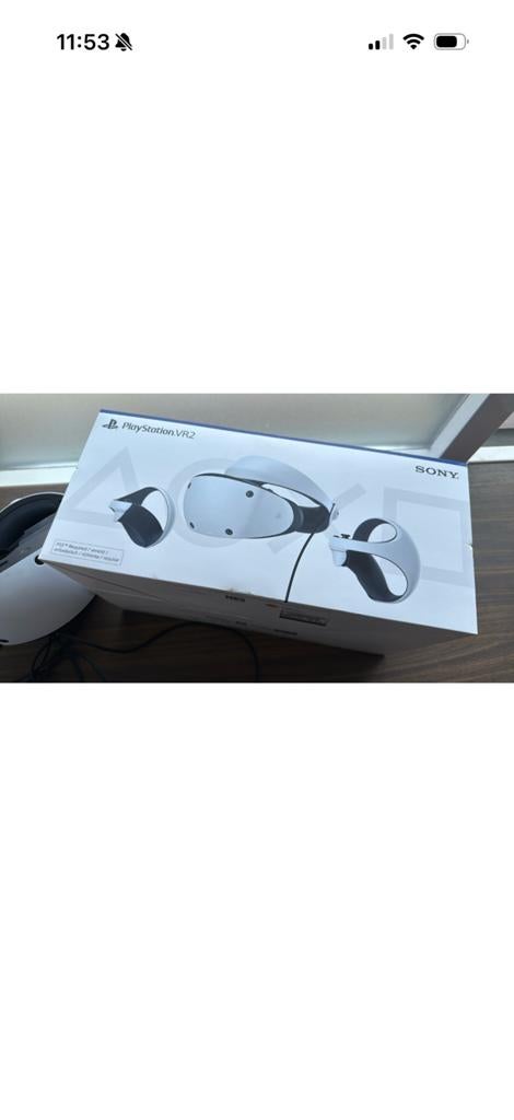 Sony PlayStation VR2 - Snoer doorgebeten (reparatie nodig), Ophalen of Verzenden, Niet werkend, VR-bril, Sony PlayStation