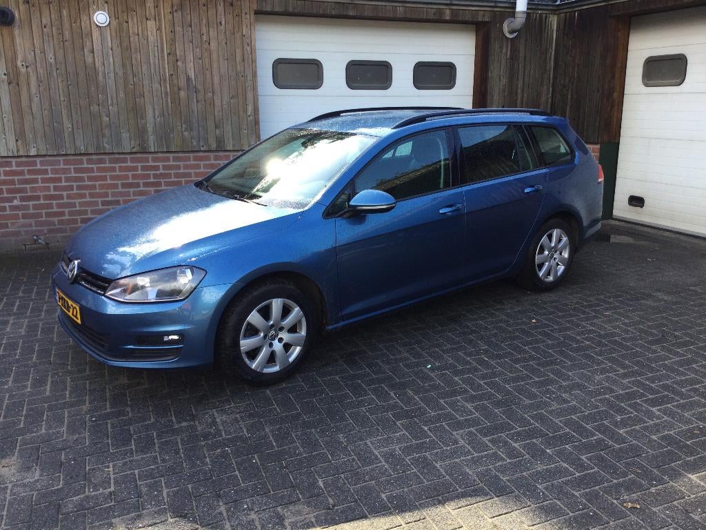 Volkswagen Golf 1.2 TSI 77KW/105PK Var. Aut7 2014 Blauw, Auto's, Zwart, 4 cilinders, Zwart, Origineel Nederlands