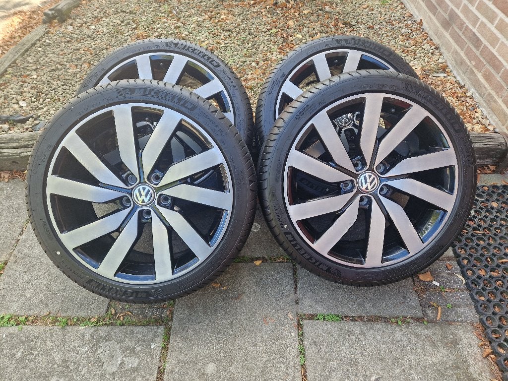 Vw velgen Golf 7 GTI GTE GTD 225 40 R18 OEM, Ophalen, 18 inch, Gebruikt, Velg(en)