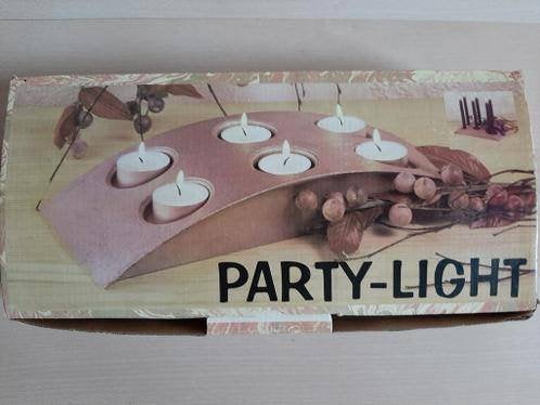 Party-licht houder, zo goed als nieuw, Ophalen of Verzenden, Zo goed als nieuw, Metaal, Grijs