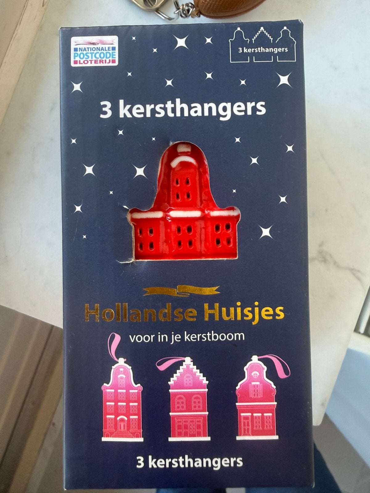 Postcode loterij kerst hangers 1/2/3, Diversen, Kerst, Ophalen of Verzenden, Zo goed als nieuw