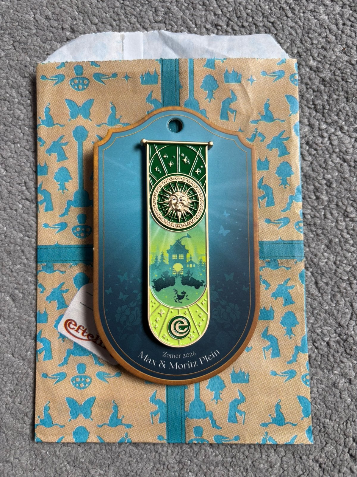Max & Moritz pin, Verzenden, Nieuw, Button of Speldje