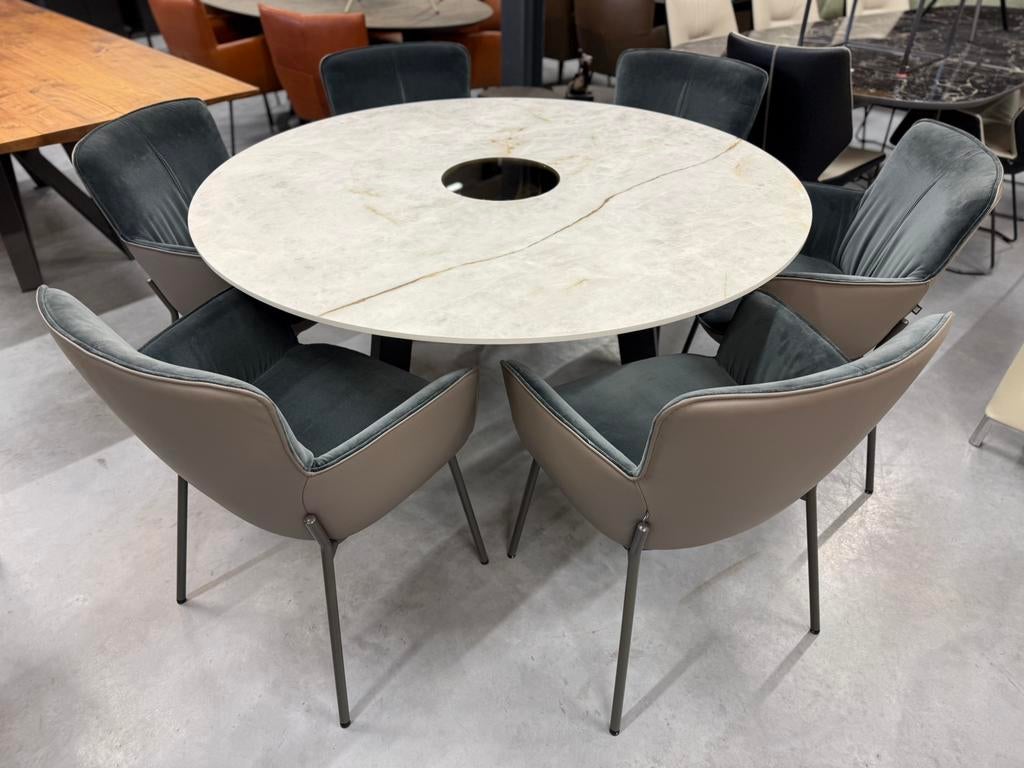 Nieuw Metaform Laguna Eettafel Keramiek rond Tafel 150, Huis en Inrichting, Tafels | Eettafels, Rond, Nieuw, Ophalen of Verzenden