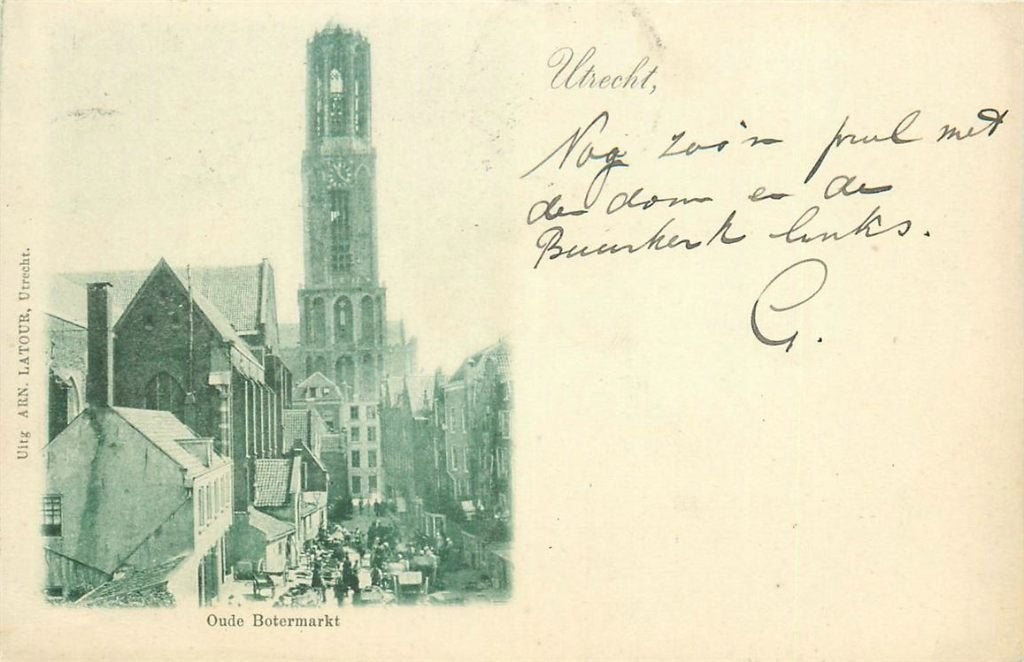 701-092-053 Utrecht Oude Botermarkt, Verzenden, Voor 1920, Utrecht
