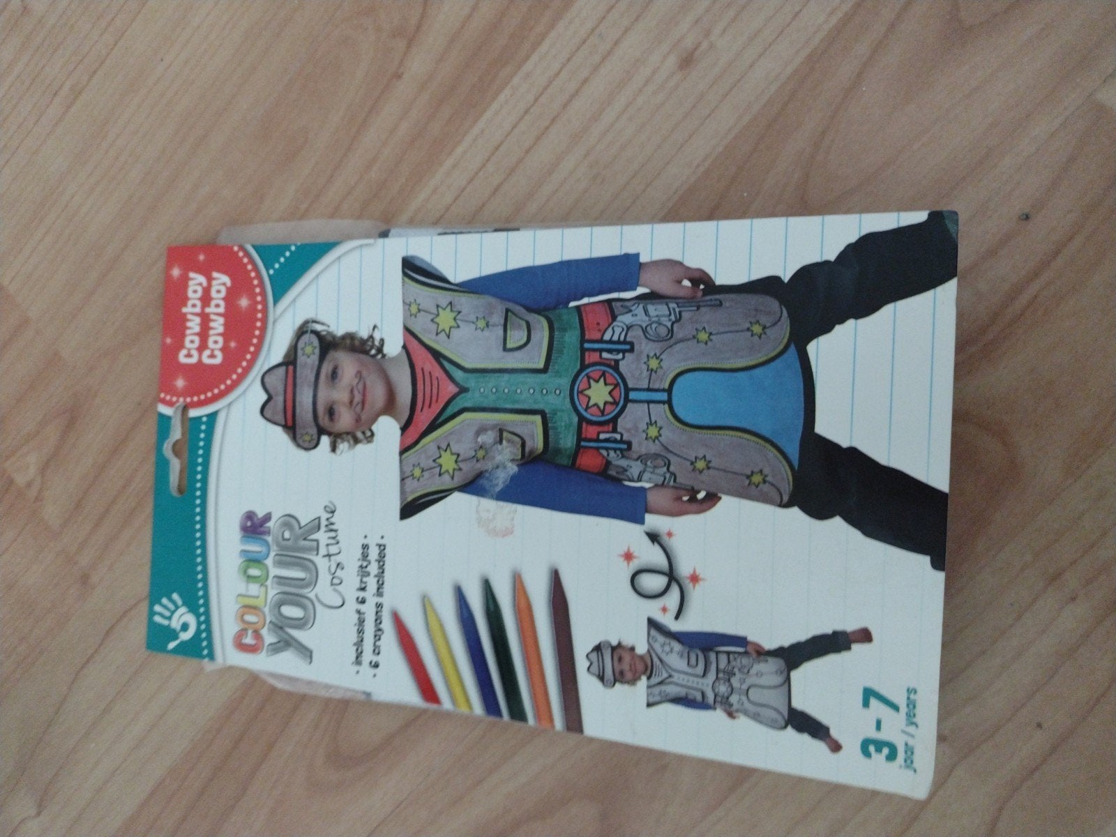 Colour Your Costume Cowboy Knutselset, Ophalen, Overige thema's, Textiel, Nieuw