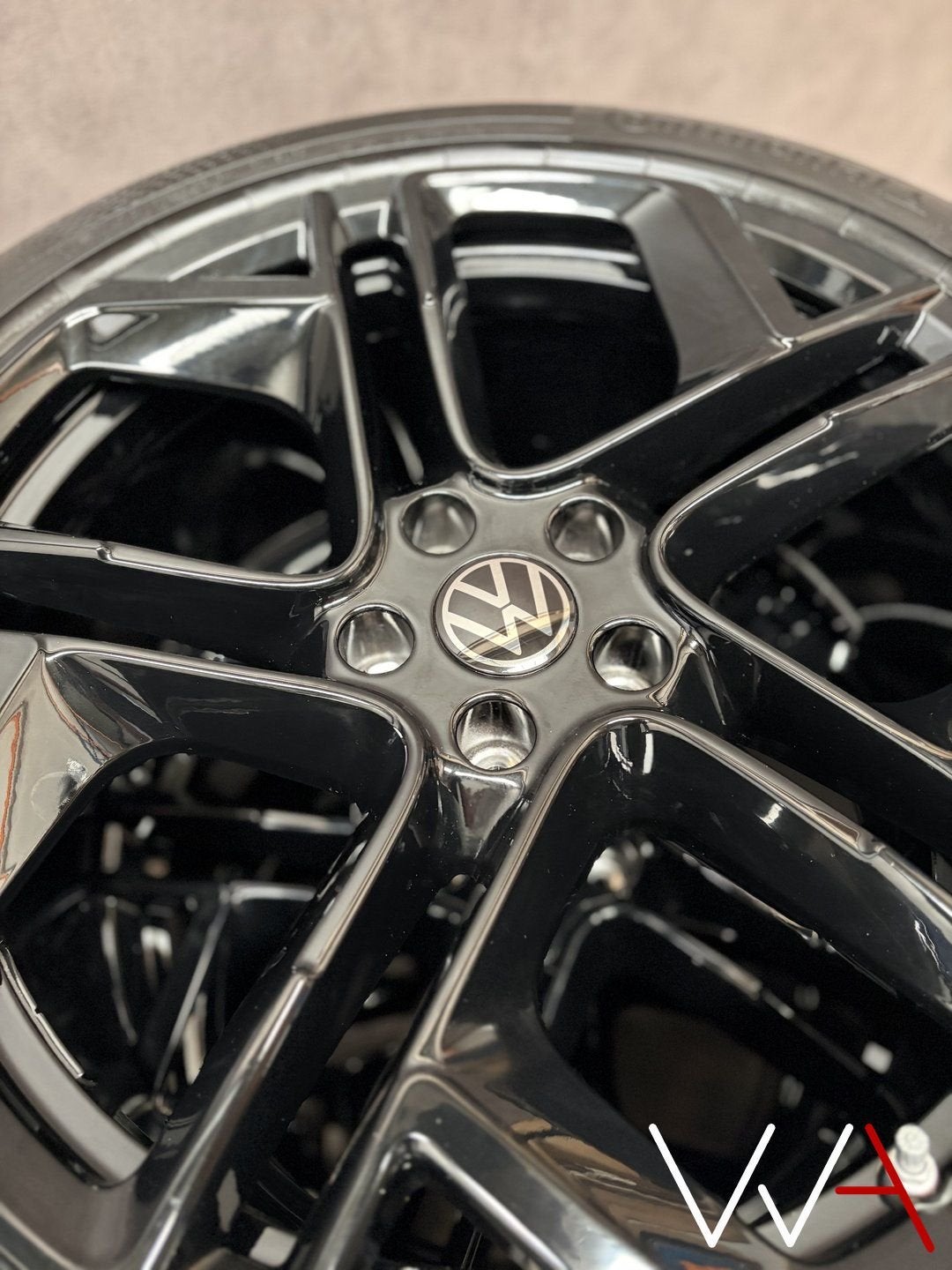 20'' Volkswagen Tiguan Tayron CT York velgenset BLACK DEMO, Auto-onderdelen, Banden en Velgen, Gebruikt, 255 mm, -, -