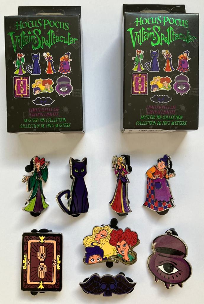 Set Hocus Pocus Villain Spelltactular Mystery Pin Collection, Ophalen of Verzenden, Zo goed als nieuw