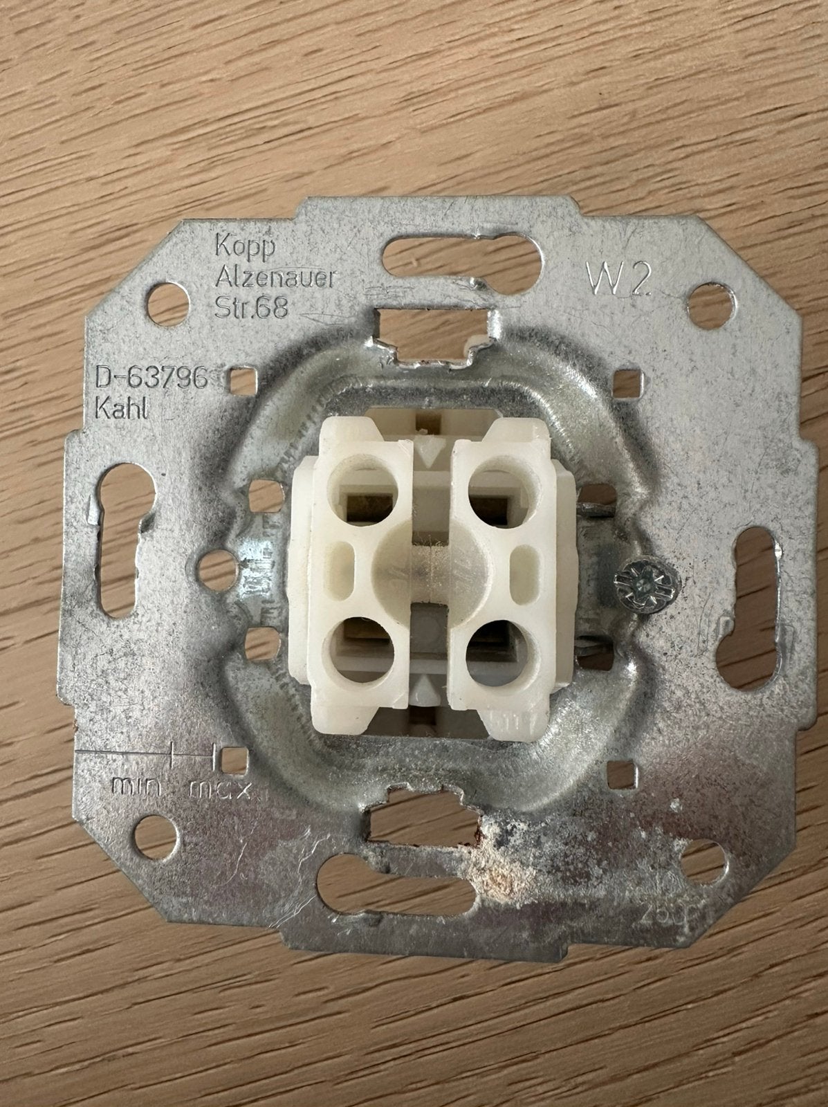 Kopp Wisselschakelaar Mechanisme 10AX, Ophalen of Verzenden, Zo goed als nieuw