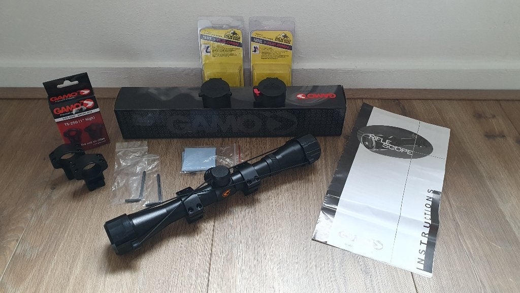 Gamo 4x32 WR Scope + Butler Creek Flip-Open Scope Covers, Ophalen of Verzenden, Nieuw