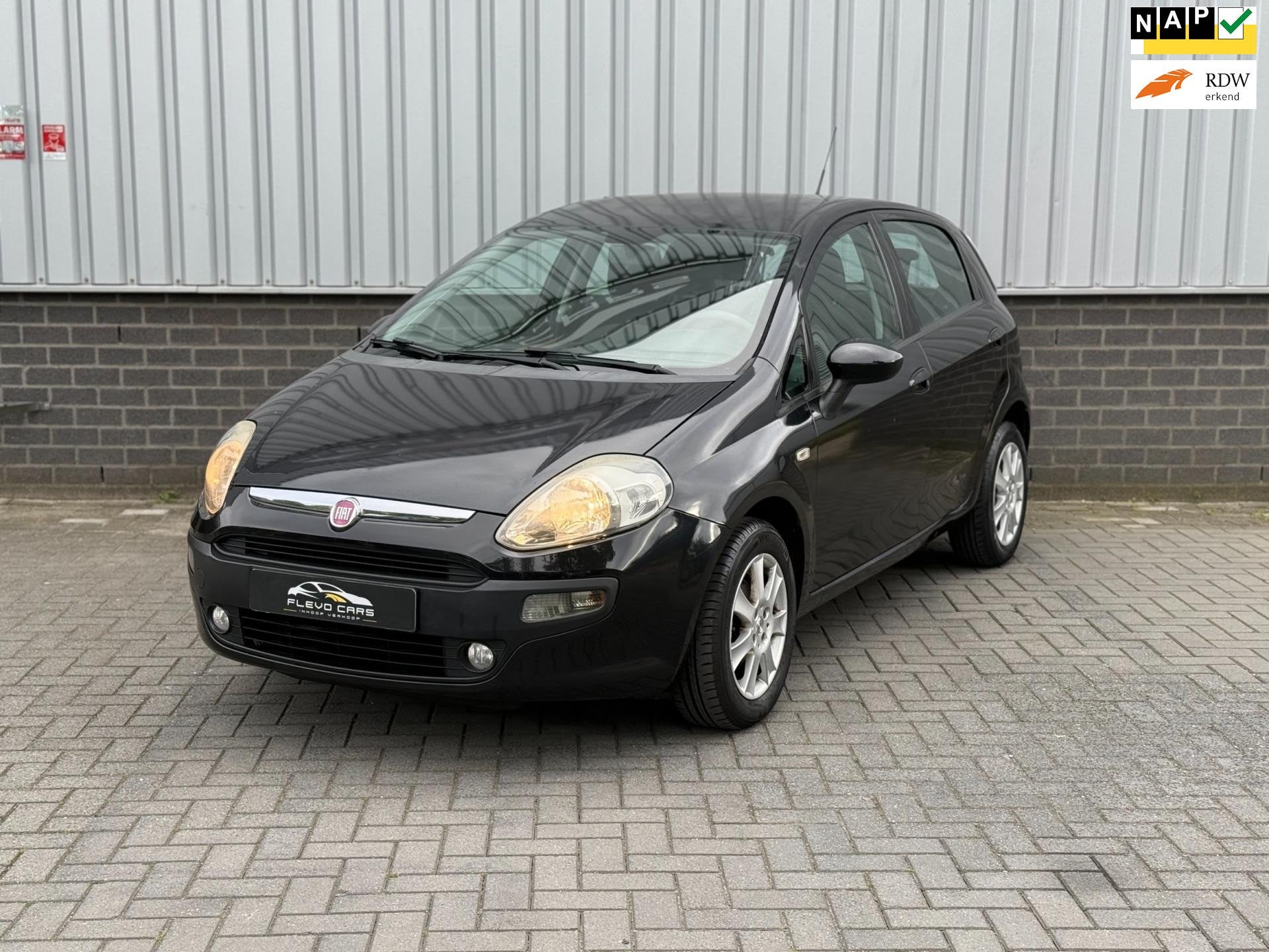 Fiat Punto Evo 1.4 Dynamic |Airco|5 Deurs|, Auto's, Fiat, Voorwielaandrijving, 4 cilinders, 400 kg, Zwart
