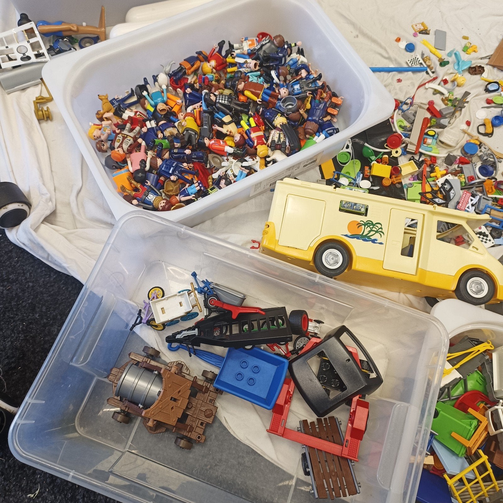 Grote partij Playmobil (Lego), Ophalen of Verzenden, Gebruikt, Jongen of Meisje