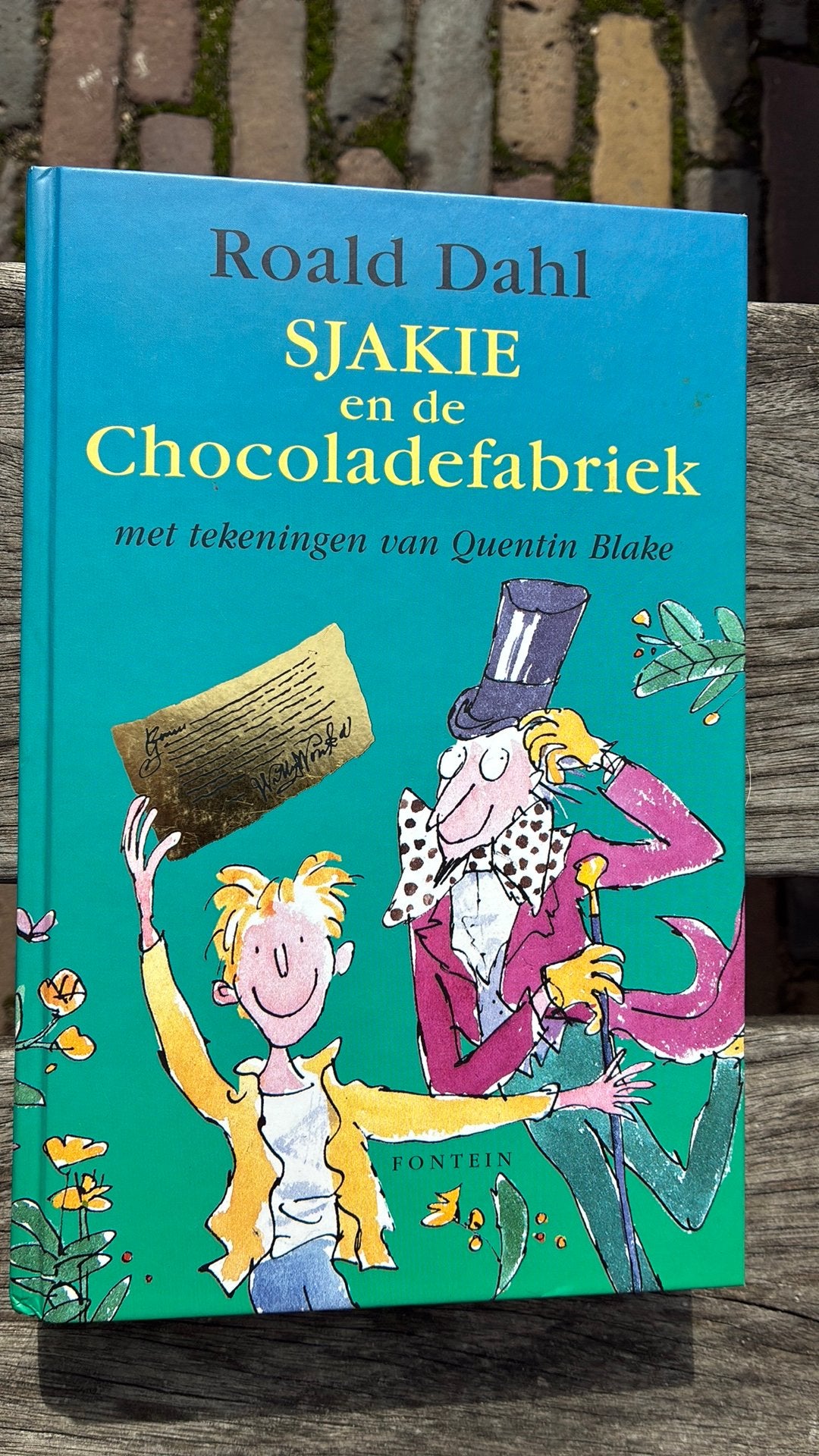 Roald Dahl - Sjakie en de chocoladefabriek, Roald Dahl, Fictie algemeen, Ophalen of Verzenden, Zo goed als nieuw