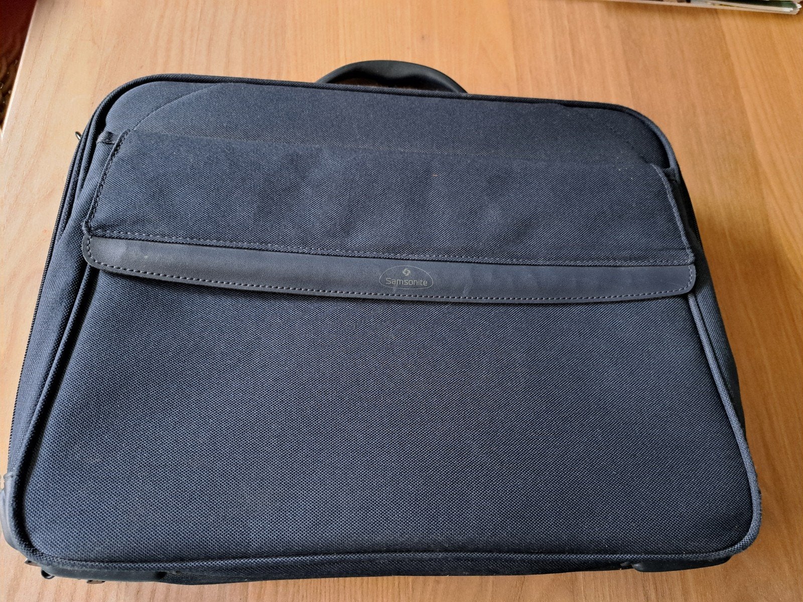 Samsonite laptoptas - Blauwe, nette staat, Computers en Software, Laptoptassen, Ophalen, 17 inch of meer, Gebruikt, Overige typen
