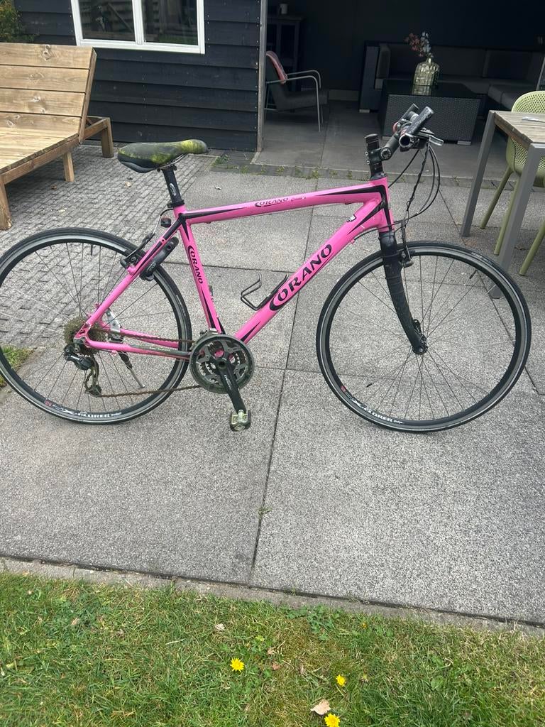 Roze stap fiets, Overige merken, Gebruikt, Ophalen of Verzenden, 50 tot 53 cm