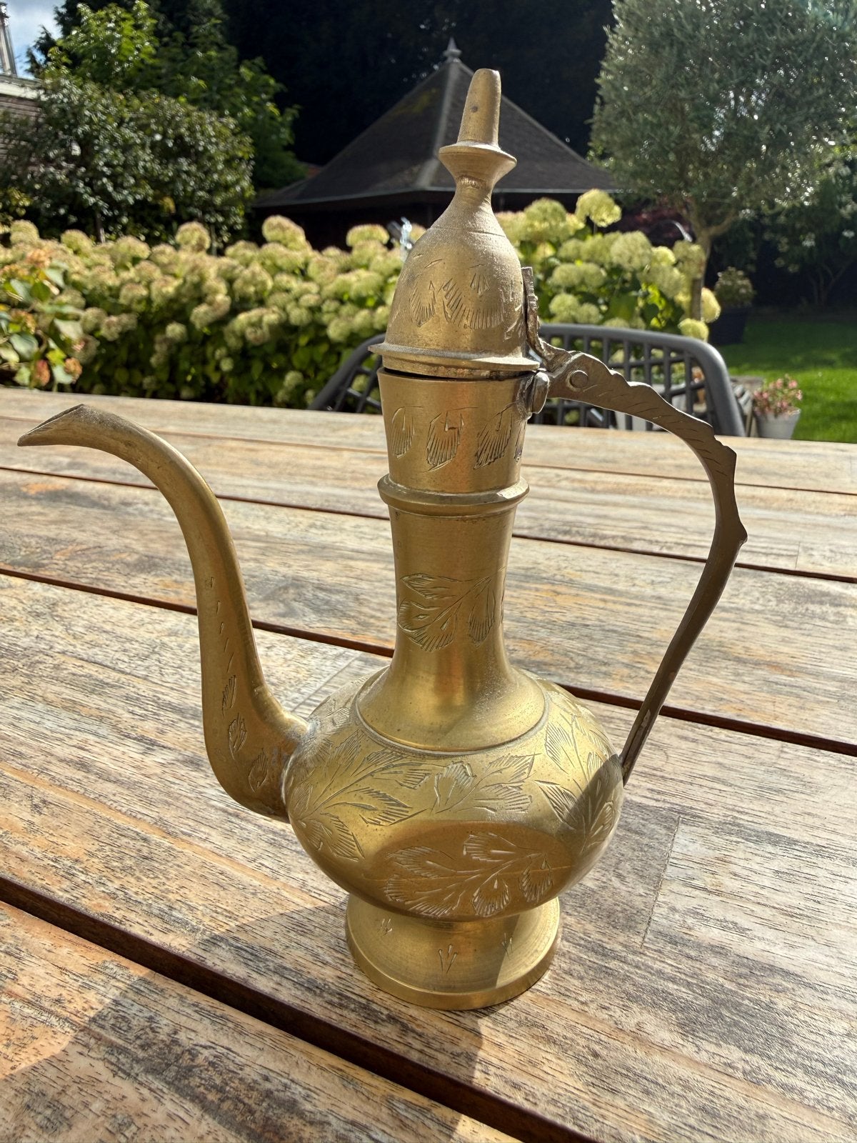 Vintage Oosterse Theepot/Koffiekan van Koper, Ophalen of Verzenden, Koper
