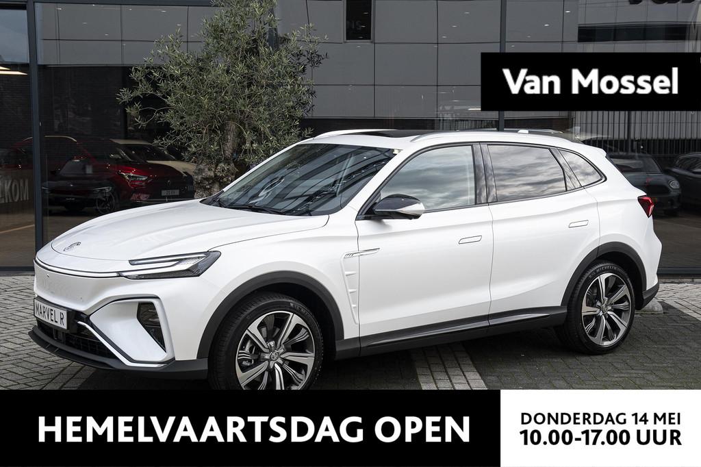 MG Marvel R Luxury 70 kWh | Leder | Panoramadak | 360 Camera, Auto's, MG, Automaat, 12 maanden, Gebruikt, 750 kg