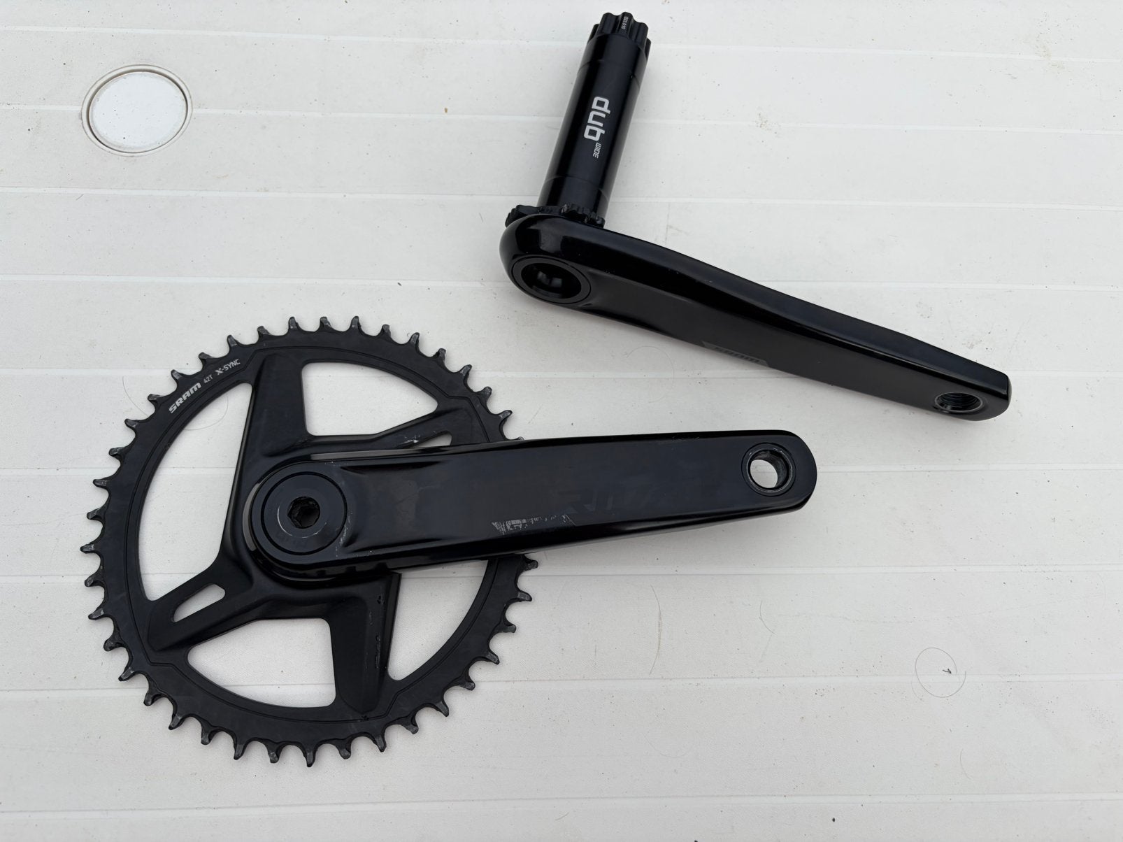 Sram Rival wide DUB crankset, Fietsen en Brommers, Fietsonderdelen, Ophalen of Verzenden, Zo goed als nieuw