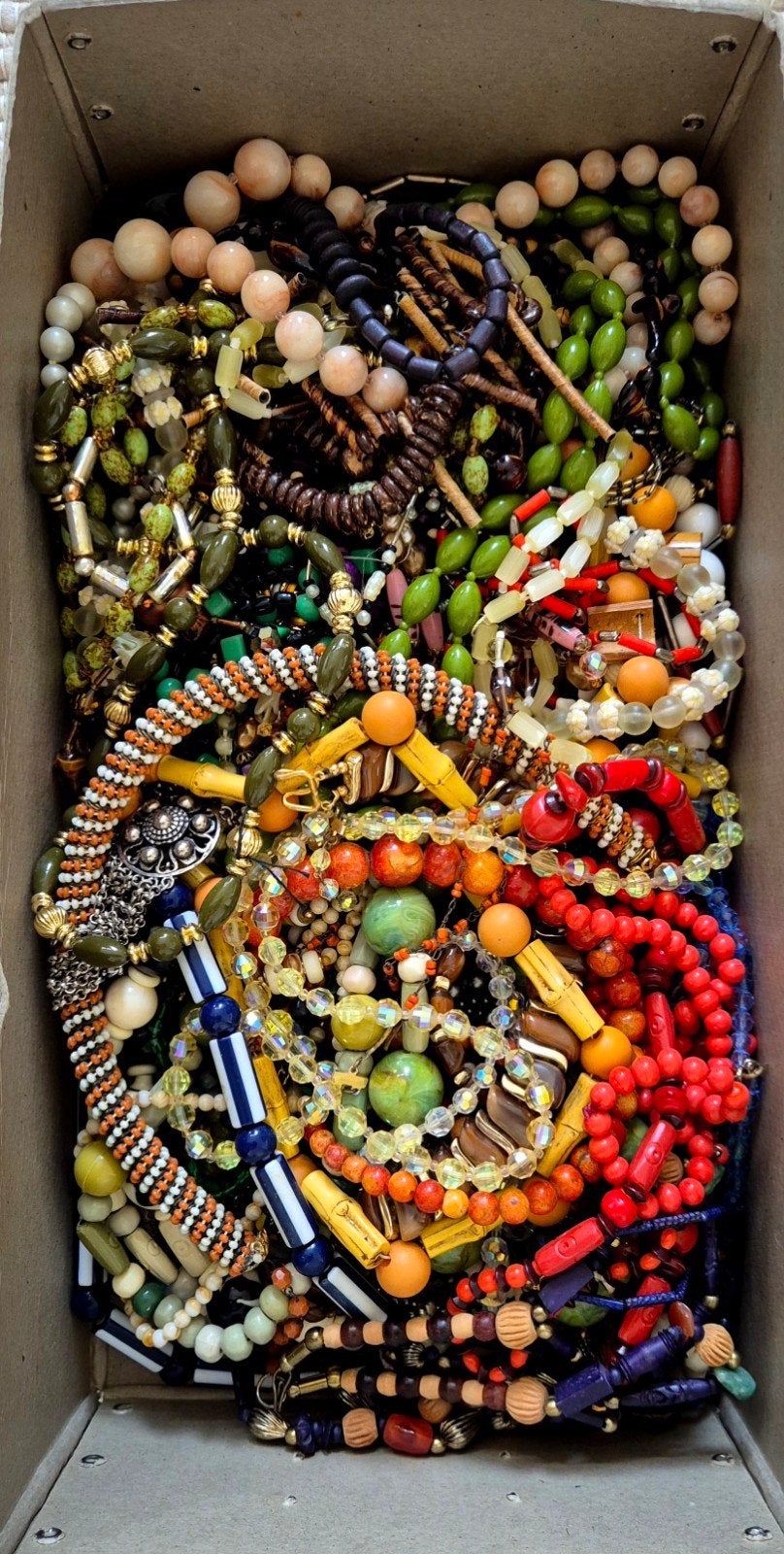 Antieke sieraden kettingen, Verzenden, Overige materialen, Ketting