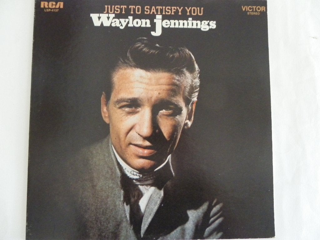 LP Waylon Jennings - Just To Satisfy You, LP, Gebruikt, Originele persing, Ophalen of Verzenden