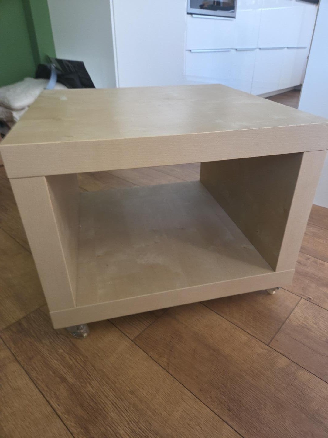 Ikea MALM verrijdbaar tafeltje, Ophalen, Gebruikt, Vierkant, Minder dan 50 cm