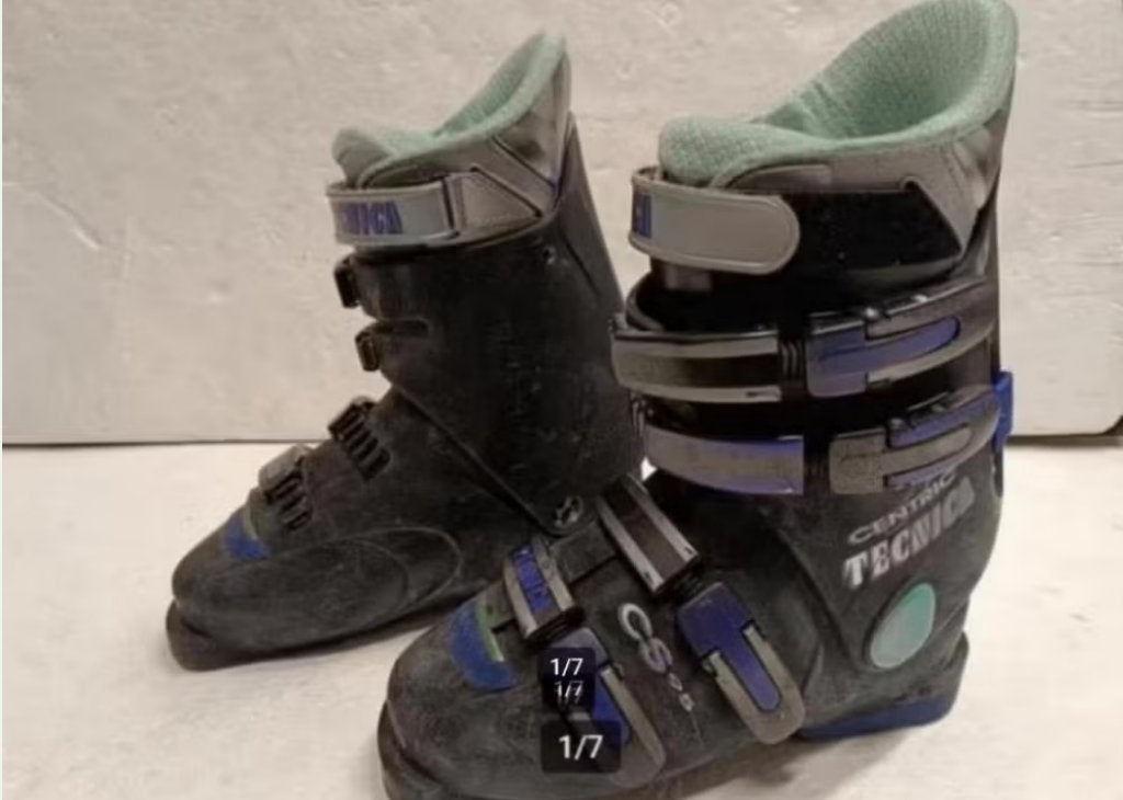 Tecnica centric skischoenen maat 38 vintage, Overige merken, 160 tot 180 cm, Gebruikt, Schoenen