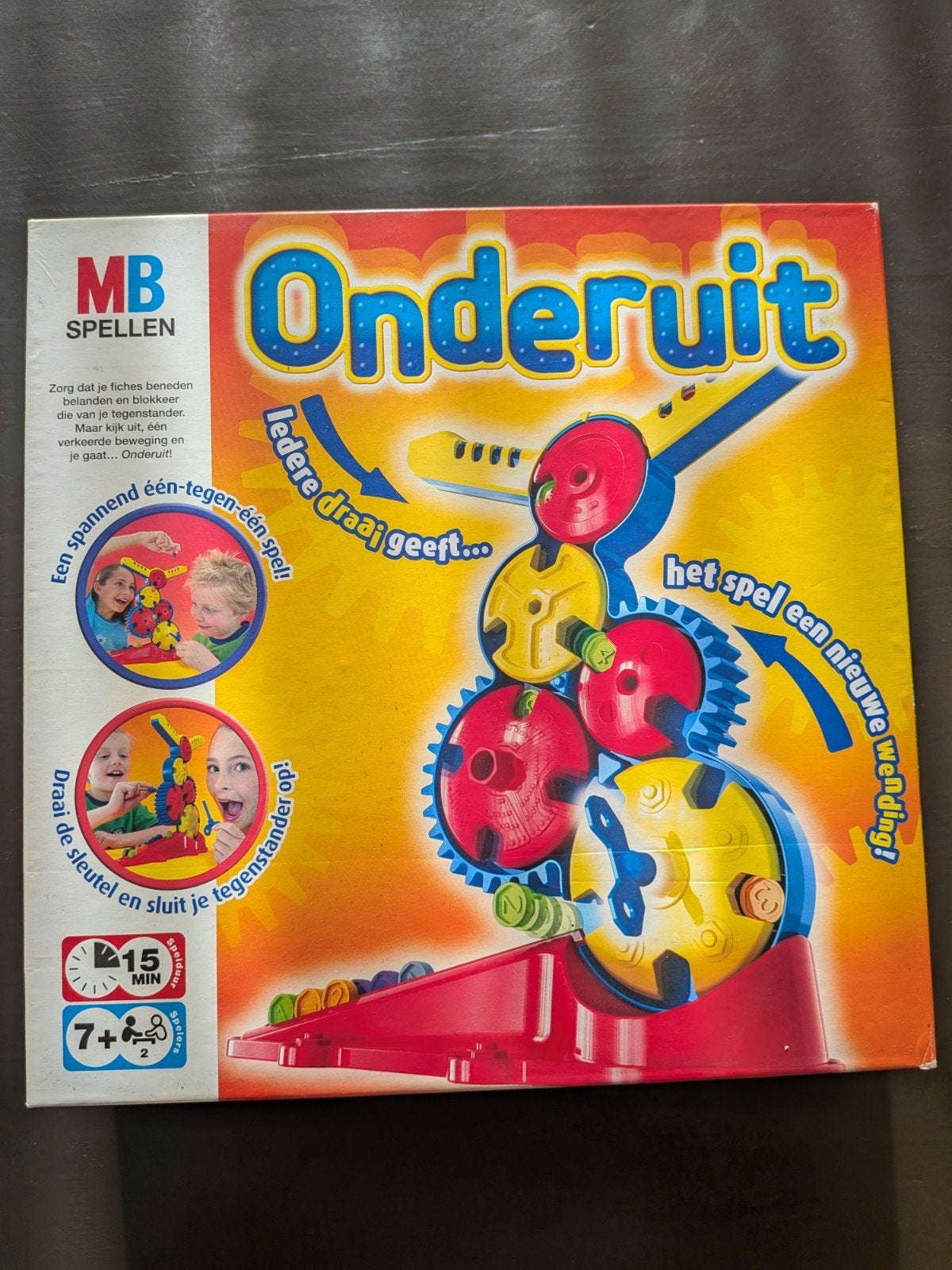 MB gezelschapsspel Onderuit, Ophalen, Zo goed als nieuw