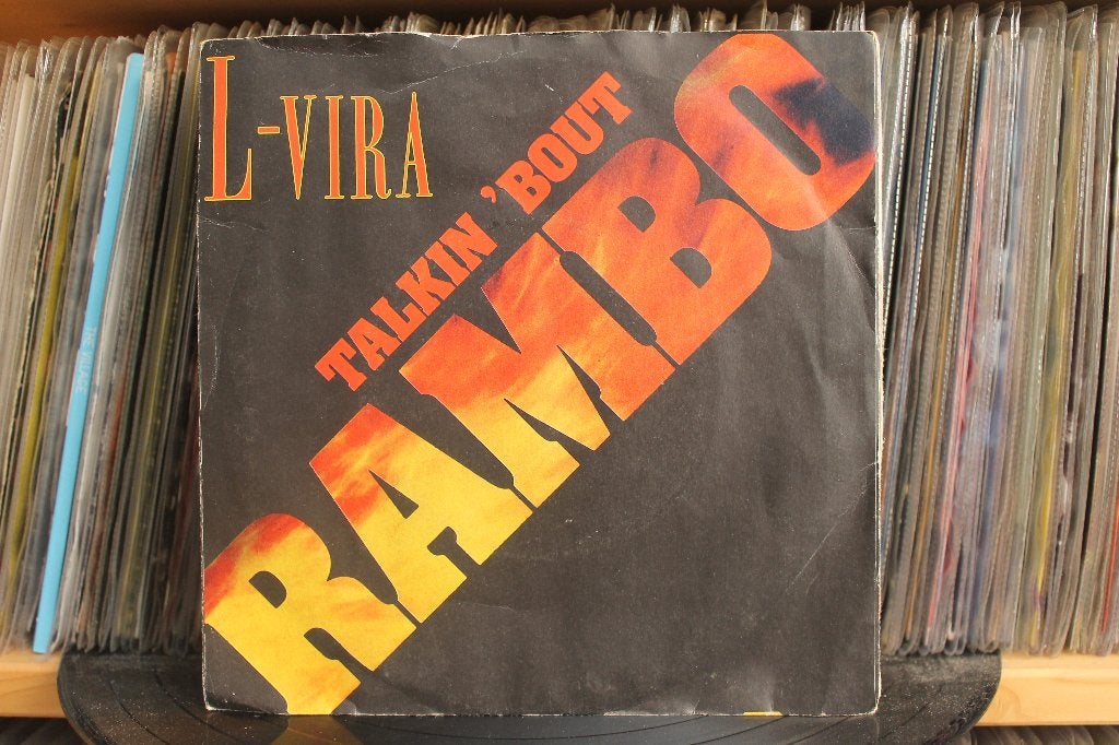 7" Single L-vira - Talkin' Bout Rambo / Don't Do It Buddy, Gebruikt, 7 inch, Ophalen of Verzenden, Pop