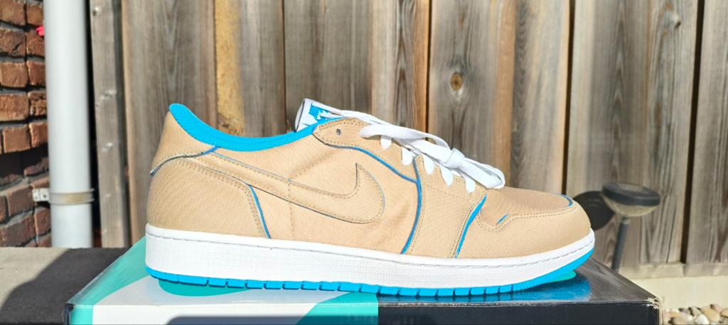 Nike SB Air Jordan 1 Low QS - Lance Mountain - Desert Ore, Kleding | Heren, Schoenen, Overige kleuren, Nike, Nieuw, Ophalen of Verzenden