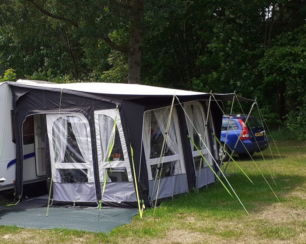 Kampa 400 S pro voortent opblaasbaar met 50 vloerplaten., Ophalen, Gebruikt, Ten Cate All Season 200g/m2, Kampa Dometic