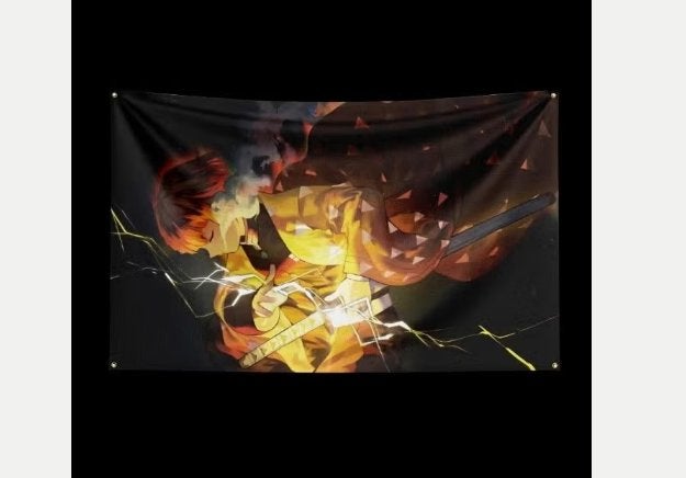 Grote vlaggen Demon Slayer (150x90cm), Ophalen of Verzenden, Nieuw