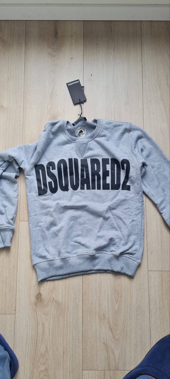 Dsquared2 Sweater Grijs/Wit - Nieuw met labels, Dsquared2, Nieuw, Ophalen of Verzenden, Grijs