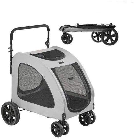 Wandelwagen - Hondenwagen - Hondenbuggy -Hondenbuggy Opvouwb, Corvance B.V., Verzenden, Nieuw, Corvancebol@gmail.com