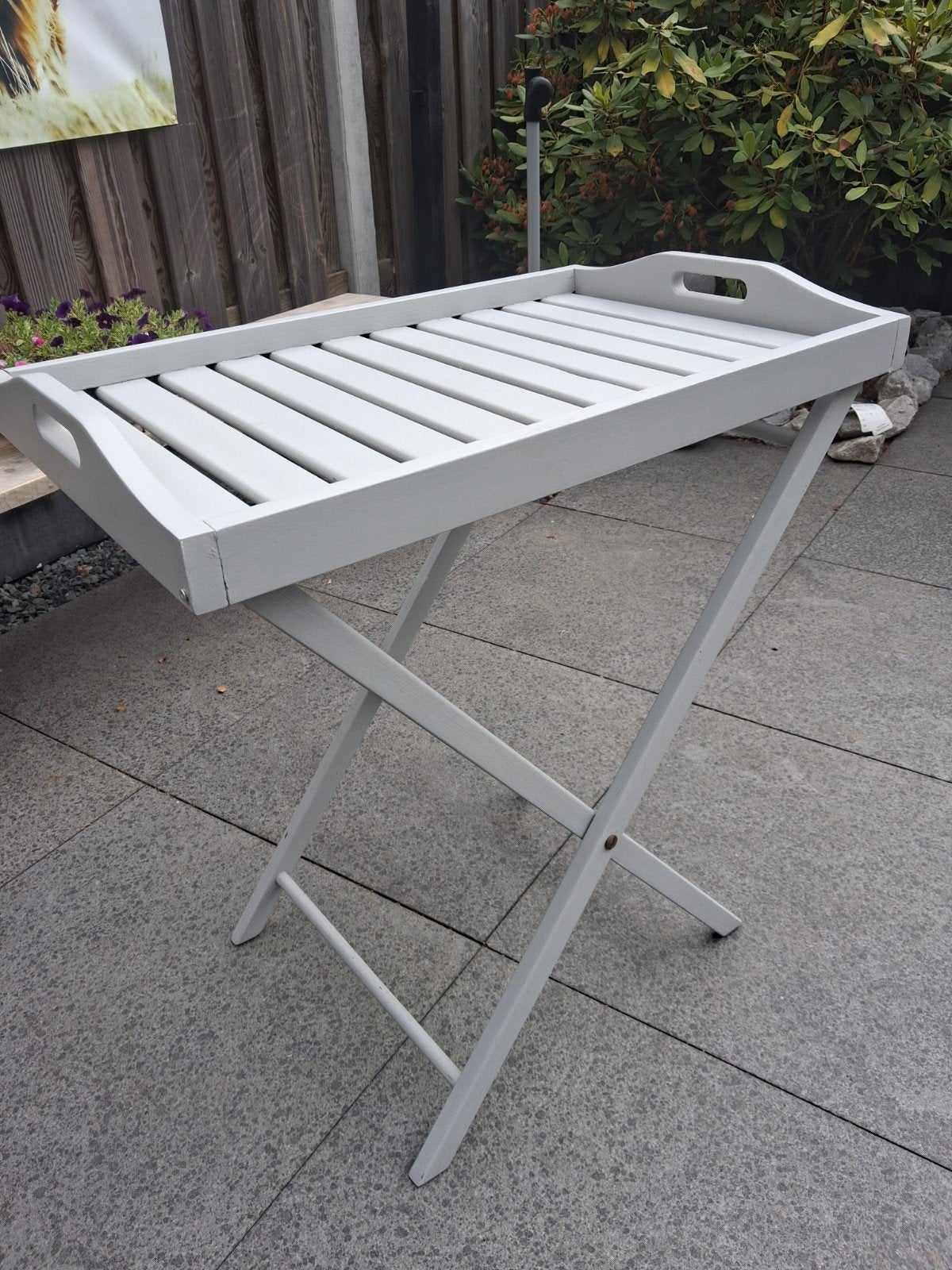 hardhouten zware butlertray, Ophalen, Wasrek