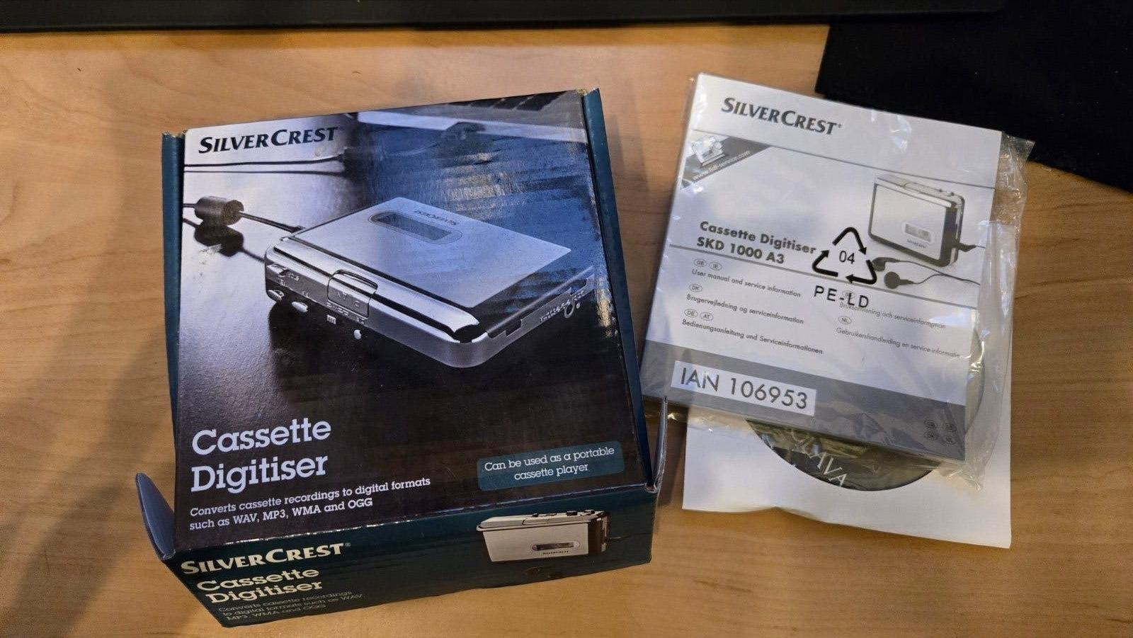 ​Silvercrest Cassette Digitiser (SKD 1000 A3) – USB Walkman, Audio, Tv en Foto, Ophalen of Verzenden, Walkman