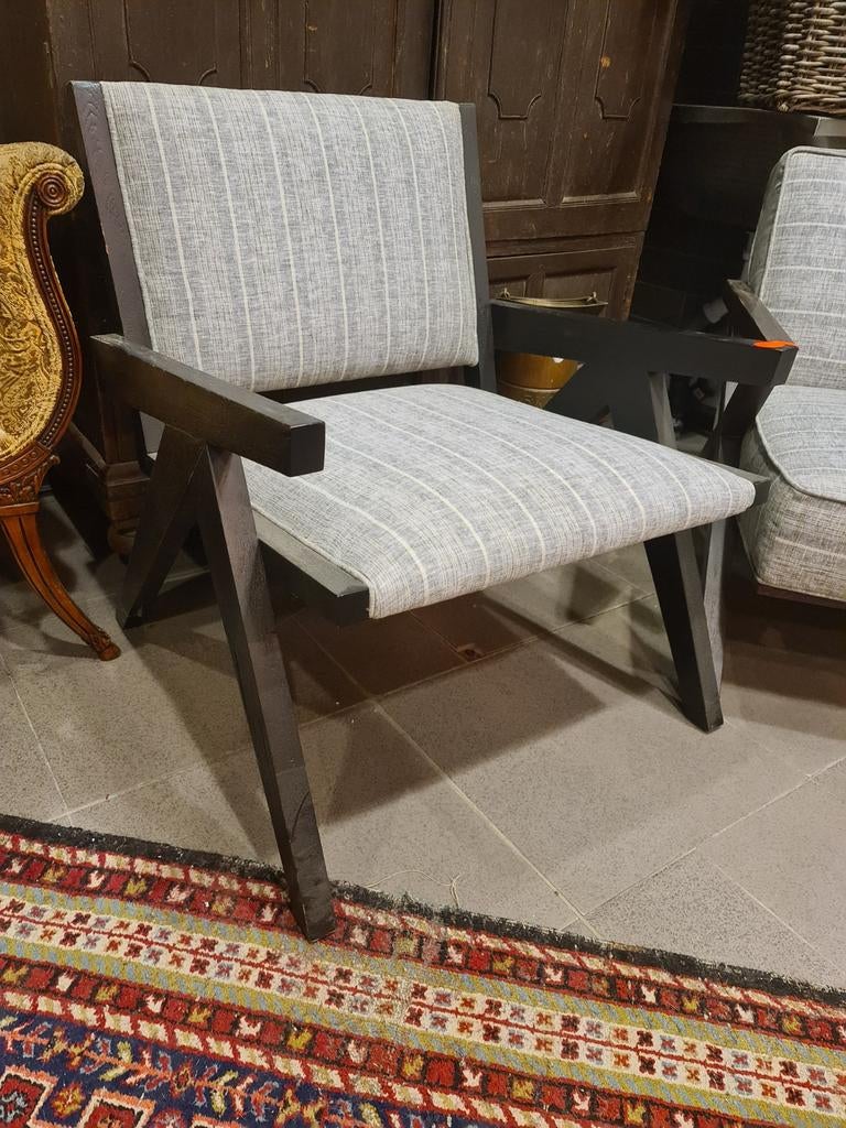Ibiza beach stijl fauteuil damesmodel outdoor stof €95, Ophalen, Industrieel landelijk barok brocante koloniaal boheems vintage
