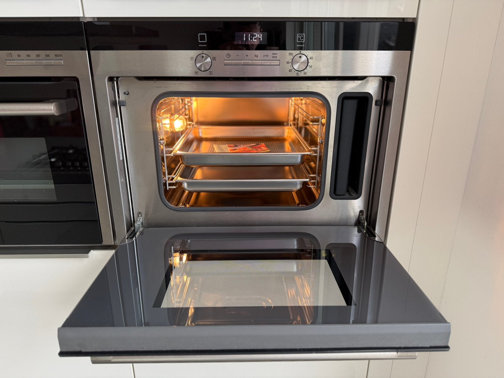 Siemens inbouw stoomoven HB24D52 – Zo goed als nieuw!, Ophalen, Zo goed als nieuw