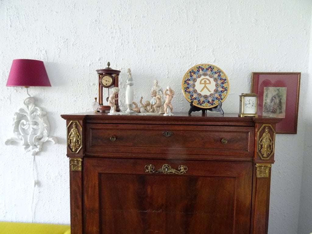 SPAANS SIERBORD (porselein, emaille, 24k goud LEES ADV.TEKST, Antiek en Kunst, Ophalen of Verzenden