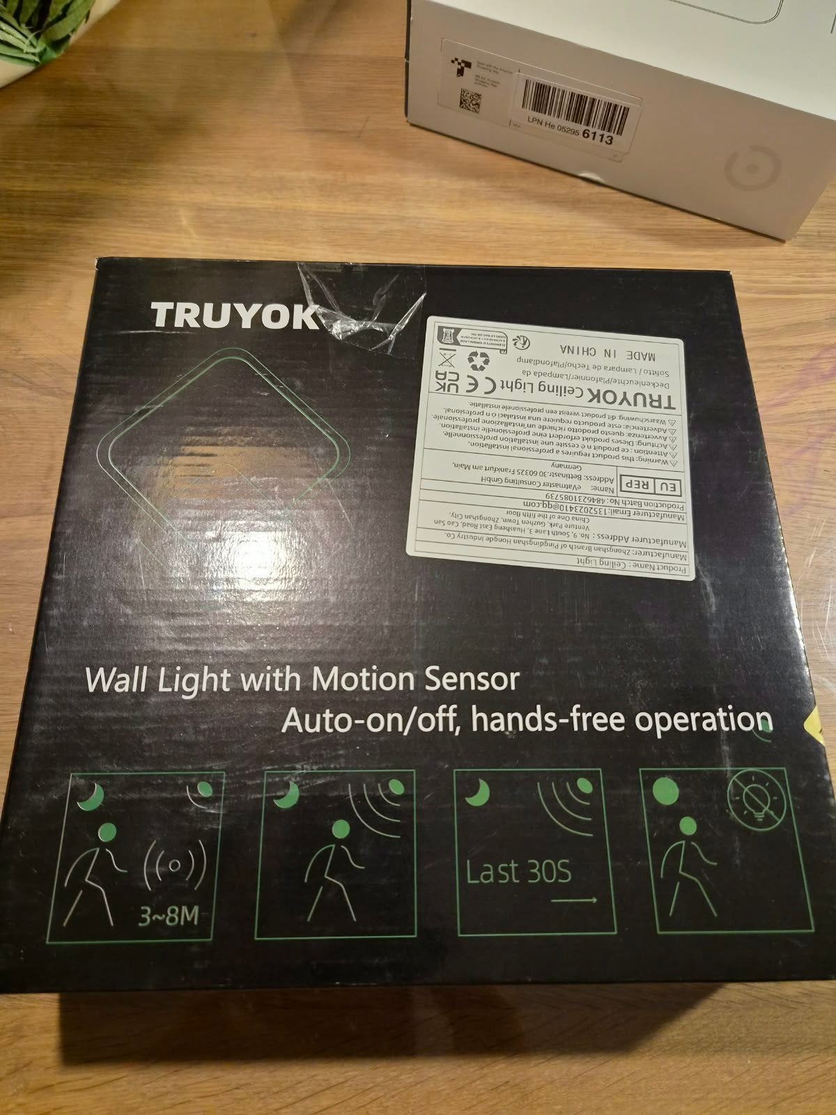 wandlamp met motion sensor (NIEUW), Ophalen of Verzenden, Nieuw