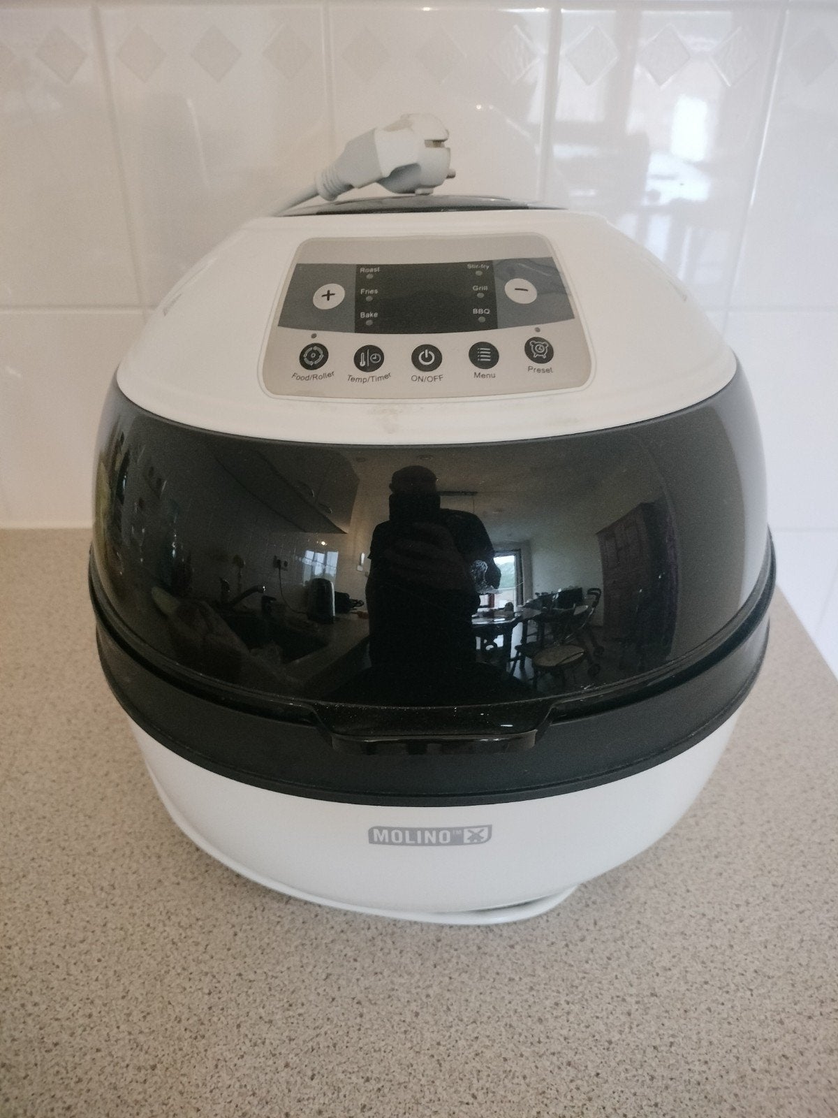 Te koop: Molino air fryer, Ophalen of Verzenden, Gebruikt, Airfryer, 1500 gram of meer