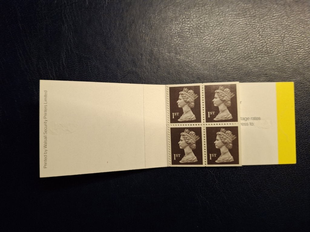 postzegelboekje engeland HB 0-105 E, Verzenden