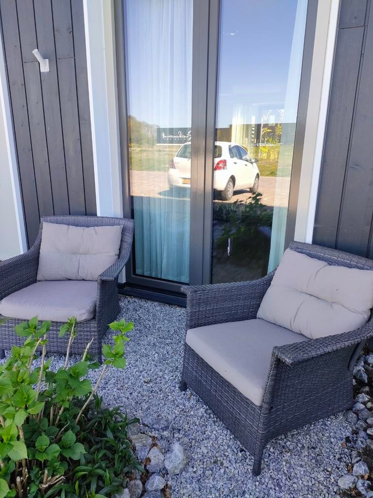 Twee tuinstoelen, Ophalen, Gebruikt